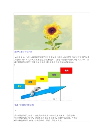 做事的五种境界