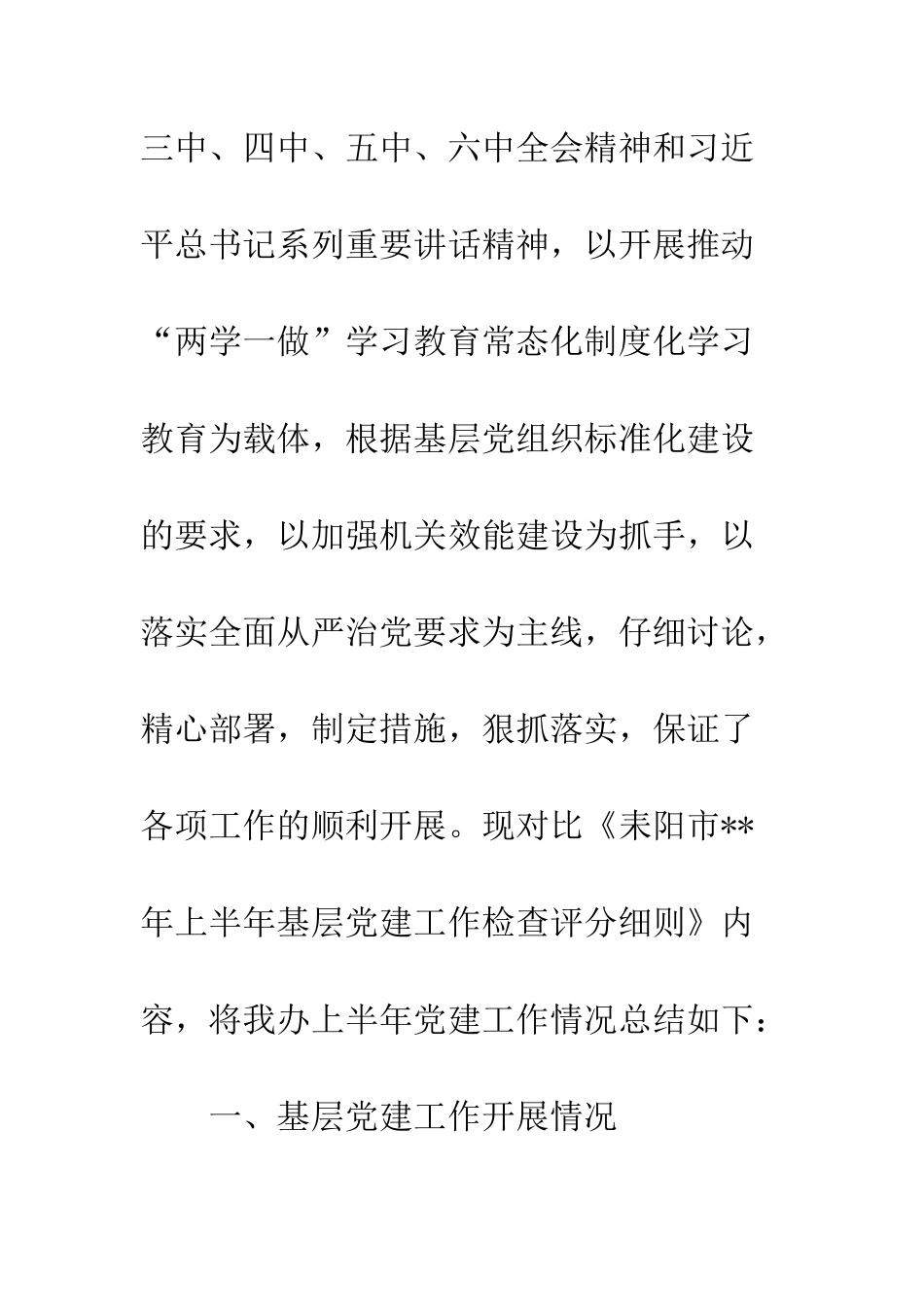 党建工作半年总结精选13篇_第2页