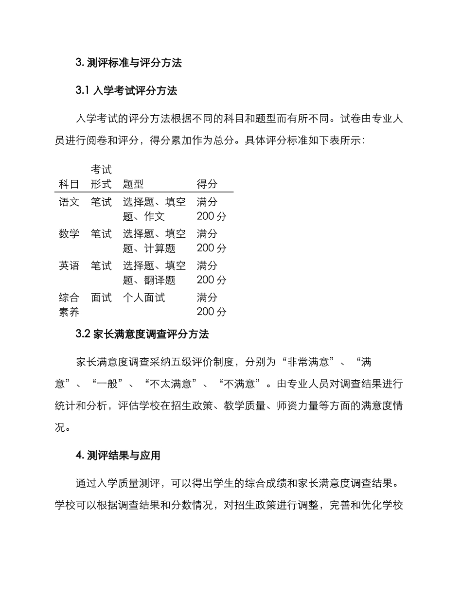 入学质量测评方案_第2页