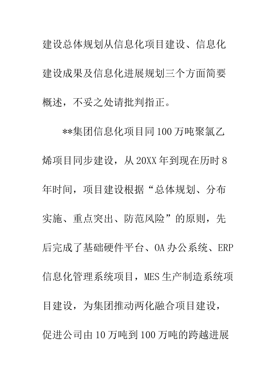 公司20XX年信息化建设情况汇报_第2页