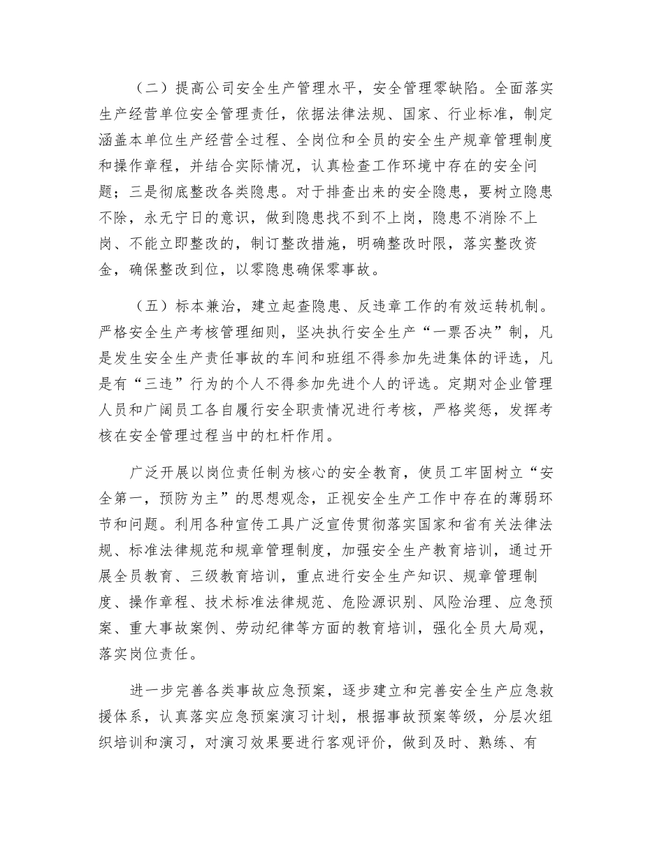 公司开展“零违章、零隐患、零事故”攻坚行动实施方案_第2页