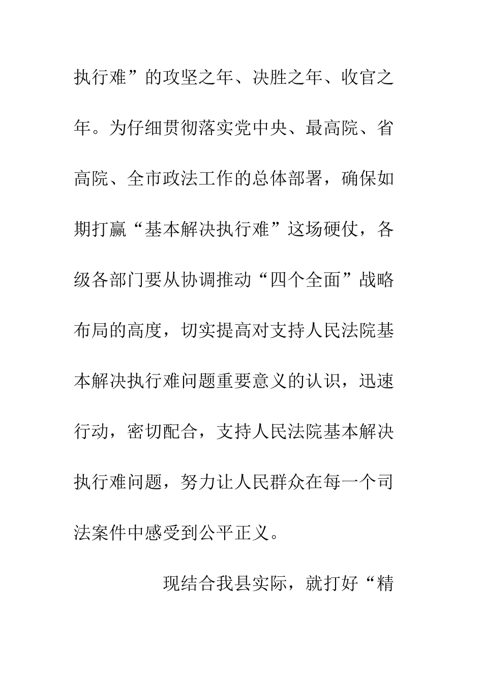 关于“精准执行攻坚战”的实施意见_第2页