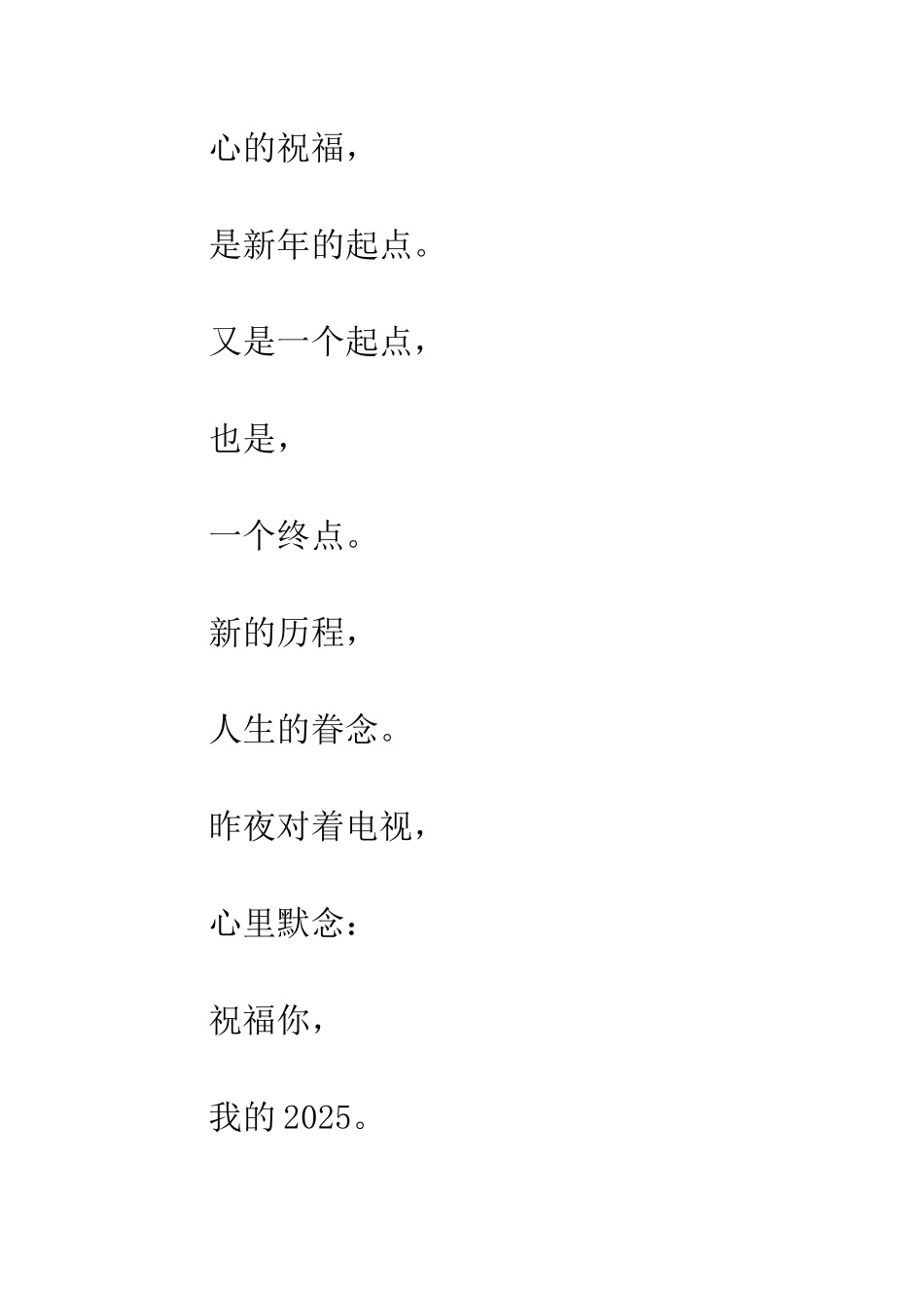 关于元旦的作文祝福你-我的2025_第3页