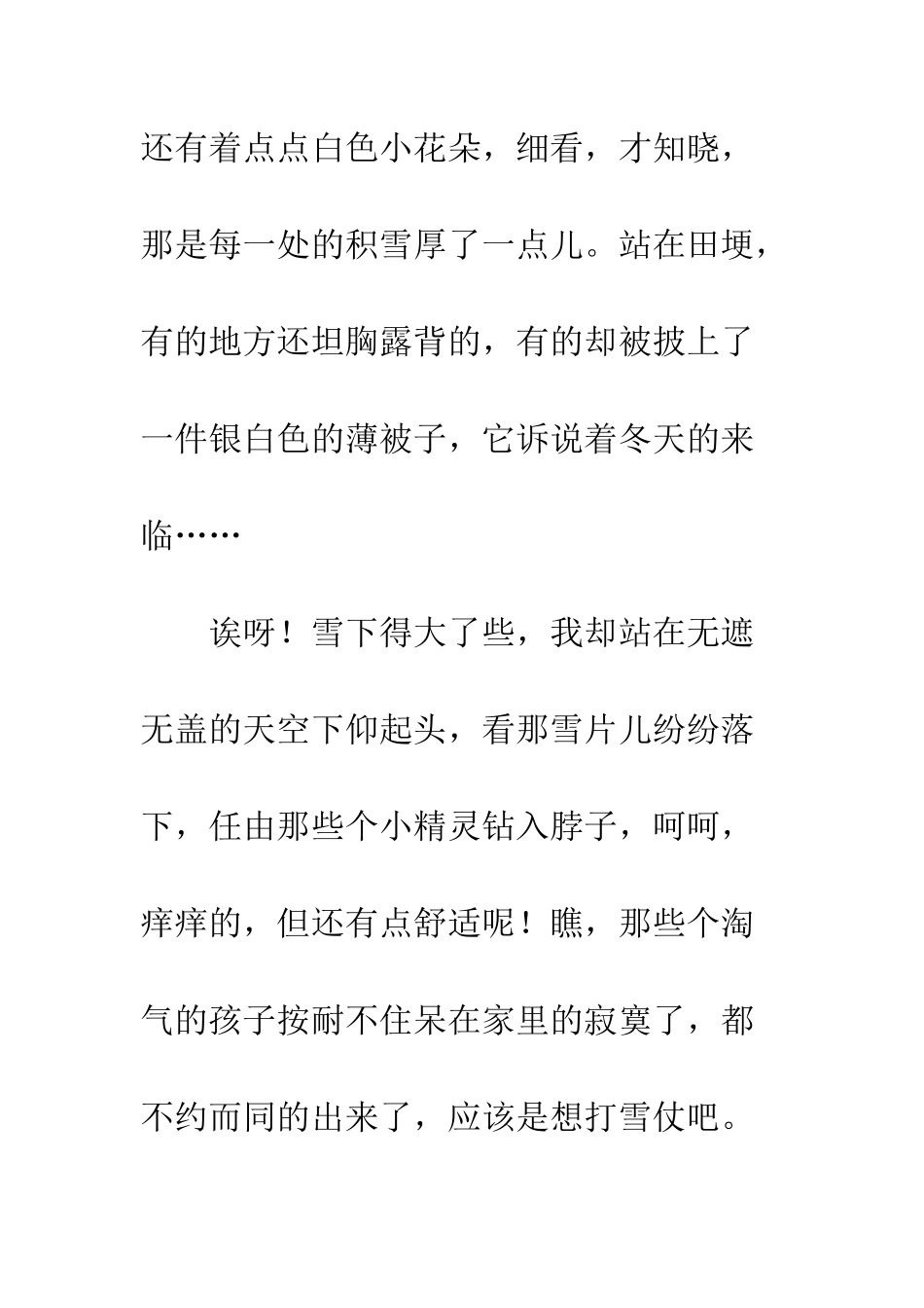 关于冬天的作文灵魂之舞_第2页