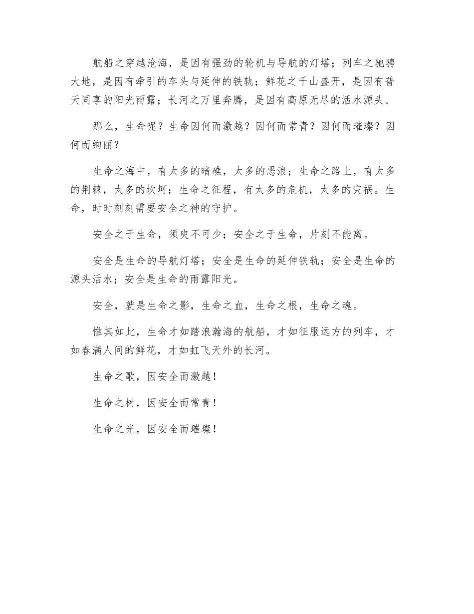 关于安全与生命的探讨_第2页