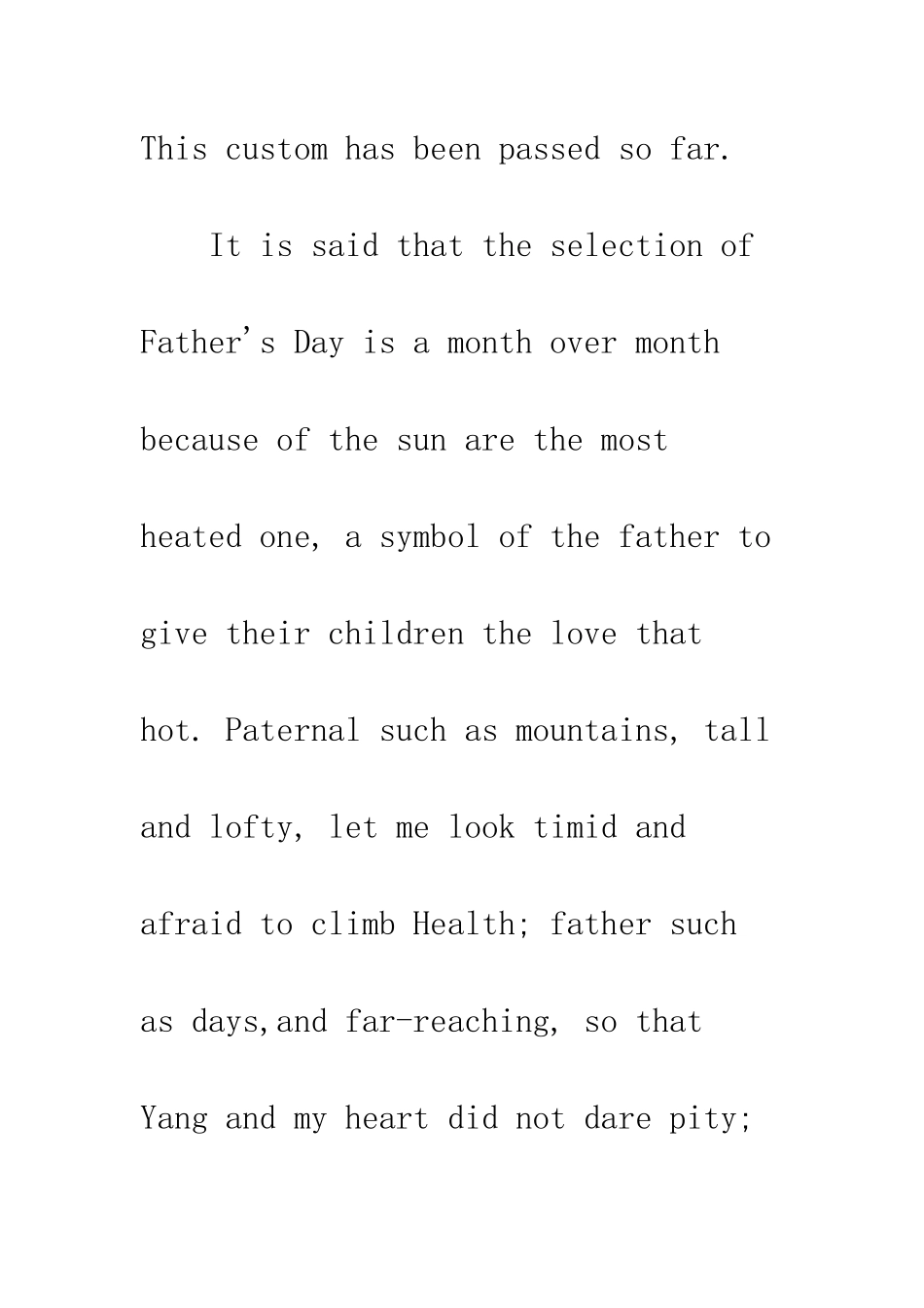 关于父亲节的节日演讲稿格式范文示例参阅--精编范文_第3页