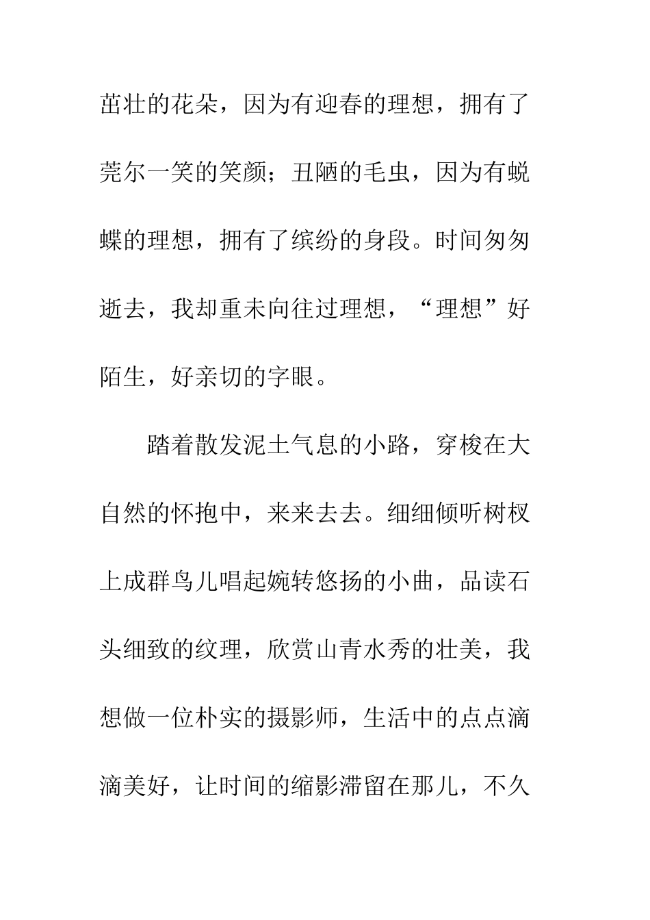 关于理想的作文诉心扉的梦_第2页