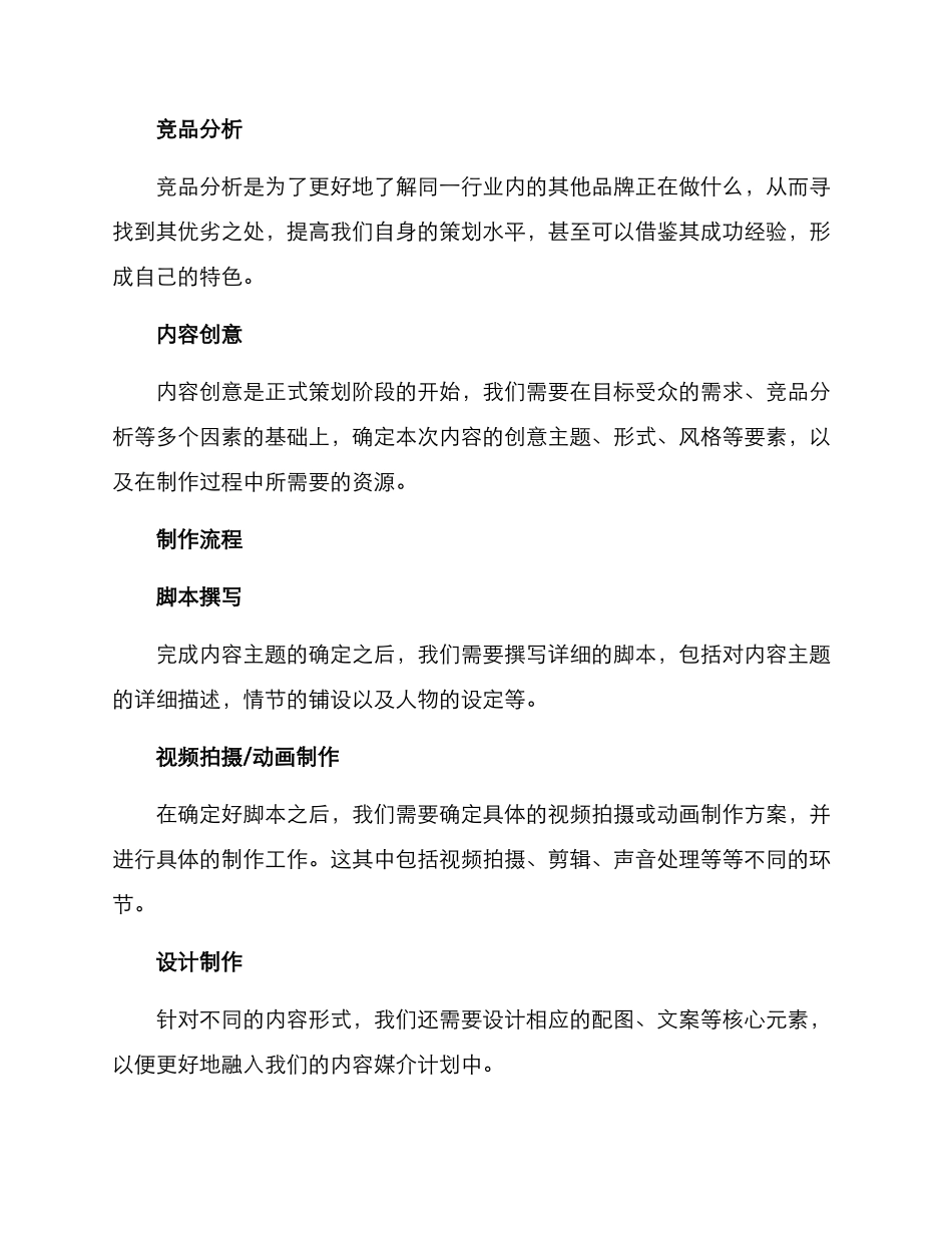 内容媒介策划方案_第2页