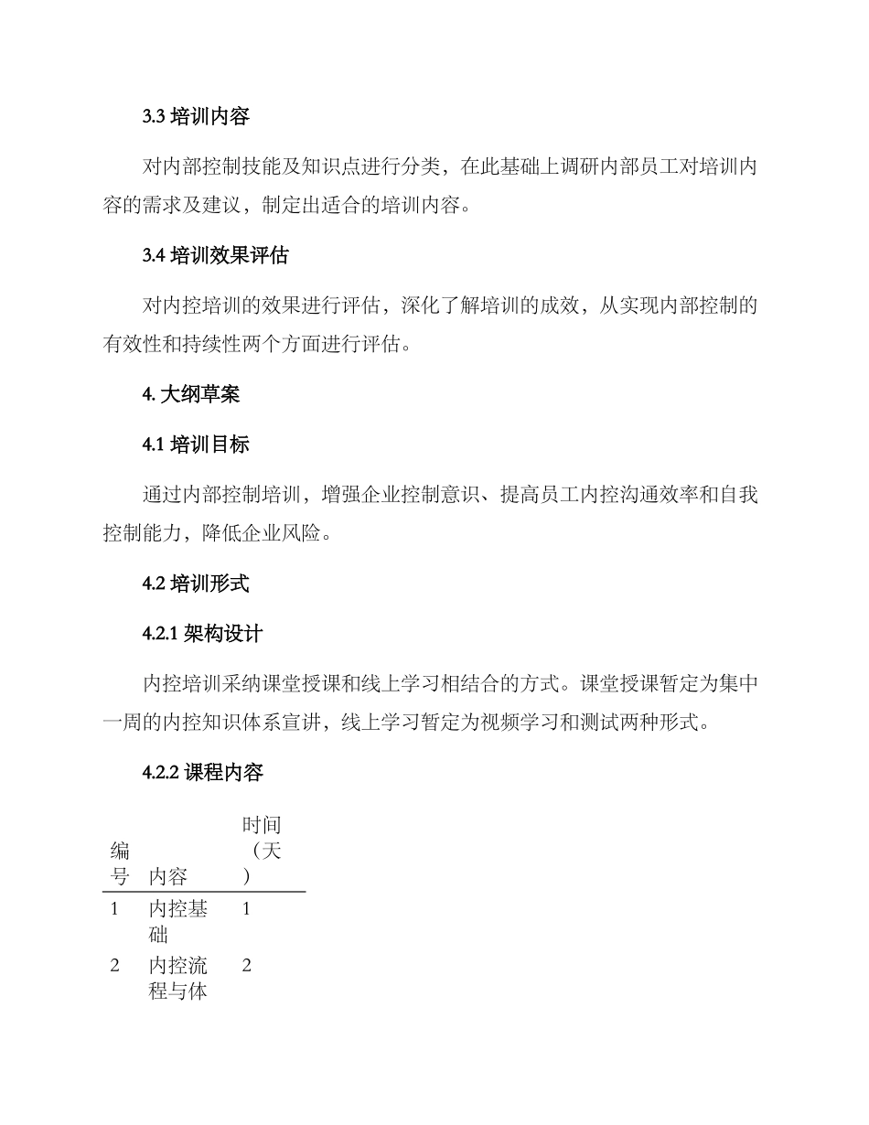 内控培训调研方案_第2页