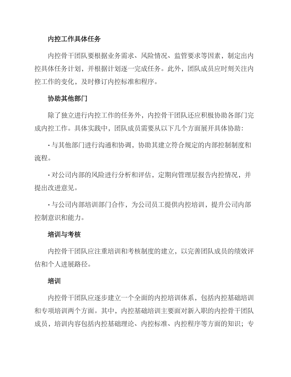 内控骨干团队管理方案_第2页