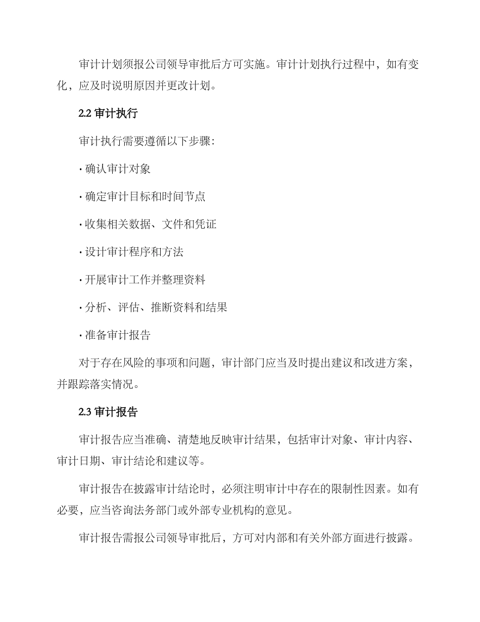 内部审计方案_第2页