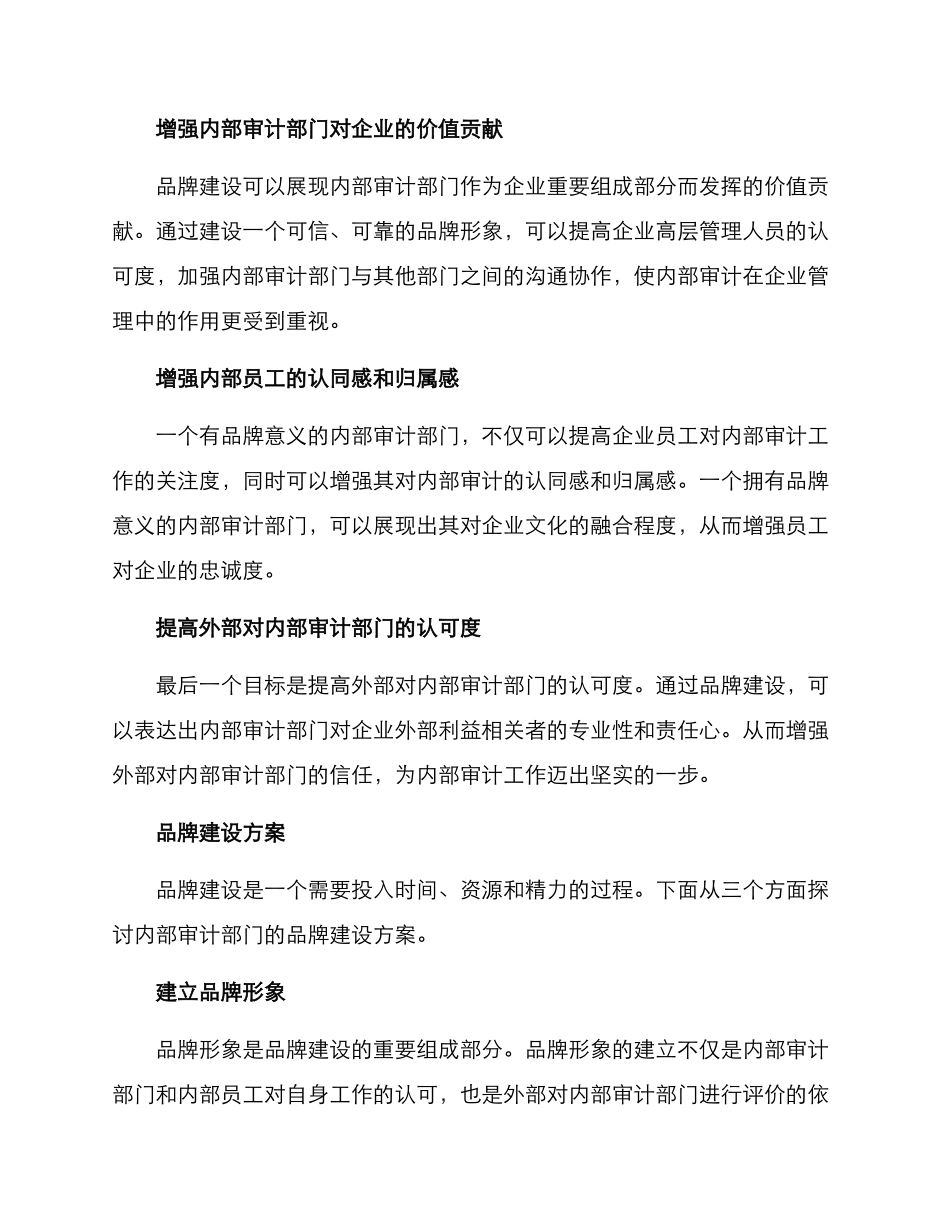 内部审计品牌建设方案_第2页