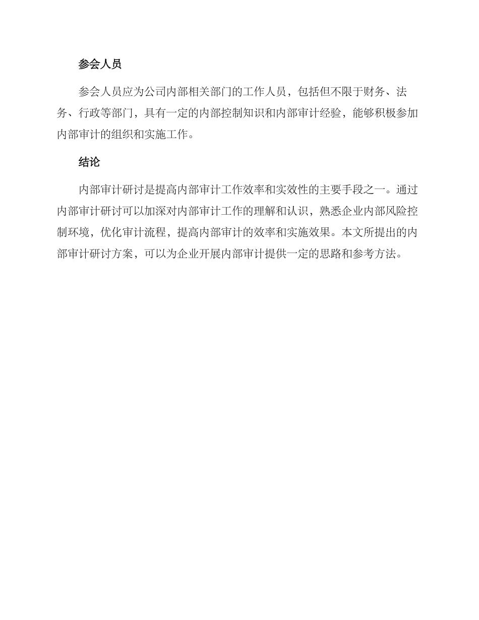 内部审计研讨方案_第3页
