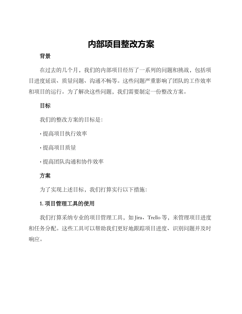 内部项目整改方案_第1页