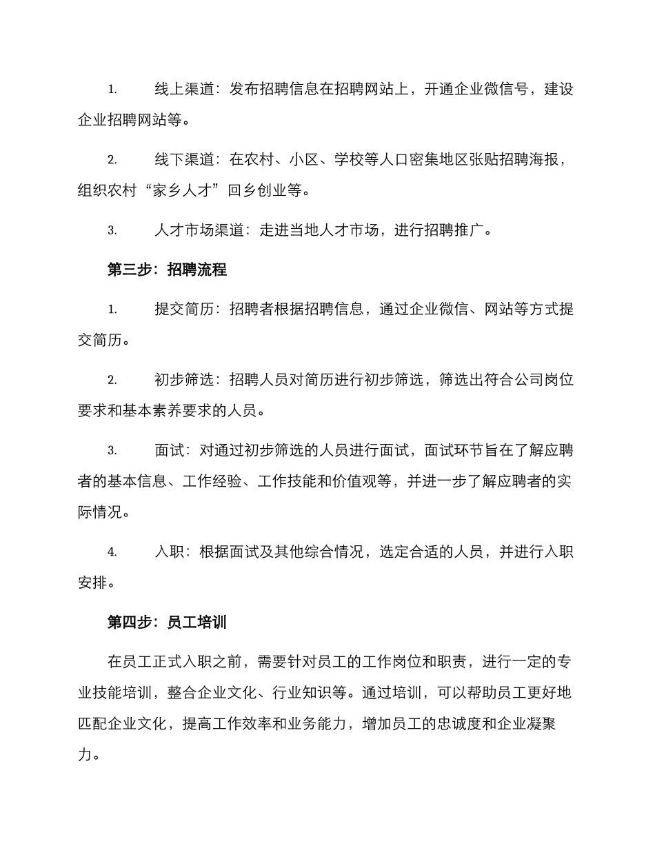 农场员工招聘方案_第2页