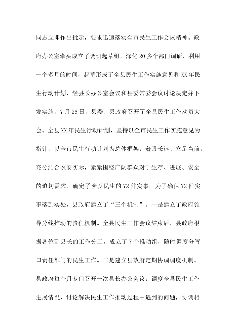 农安县民生工作总结_第2页