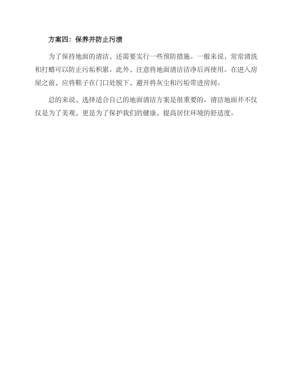 农村地板清洁方案_第2页