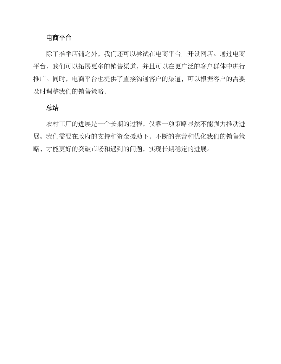 农村工厂推荐店铺方案_第3页