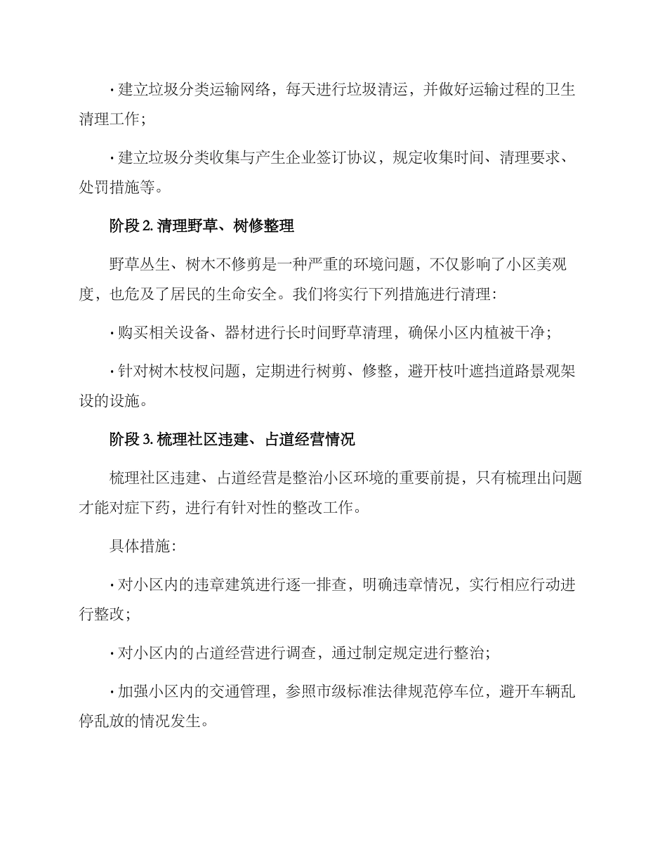 农林小区环境整治方案_第2页