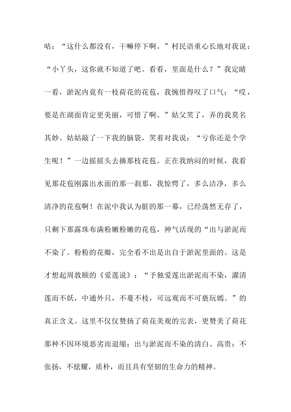出于淤泥而不染的荷花_第2页