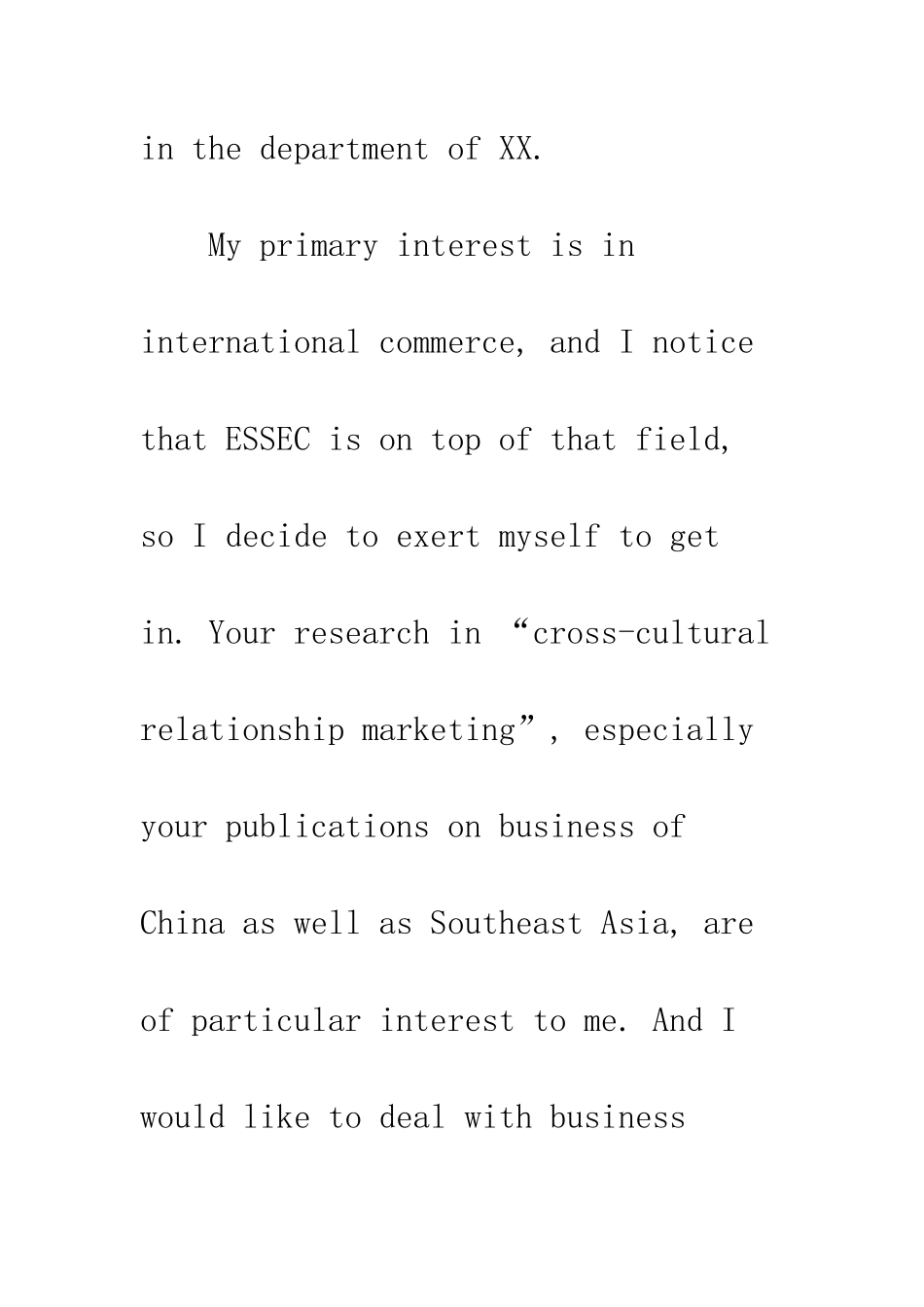 出国留学自荐信--精编范文_第2页