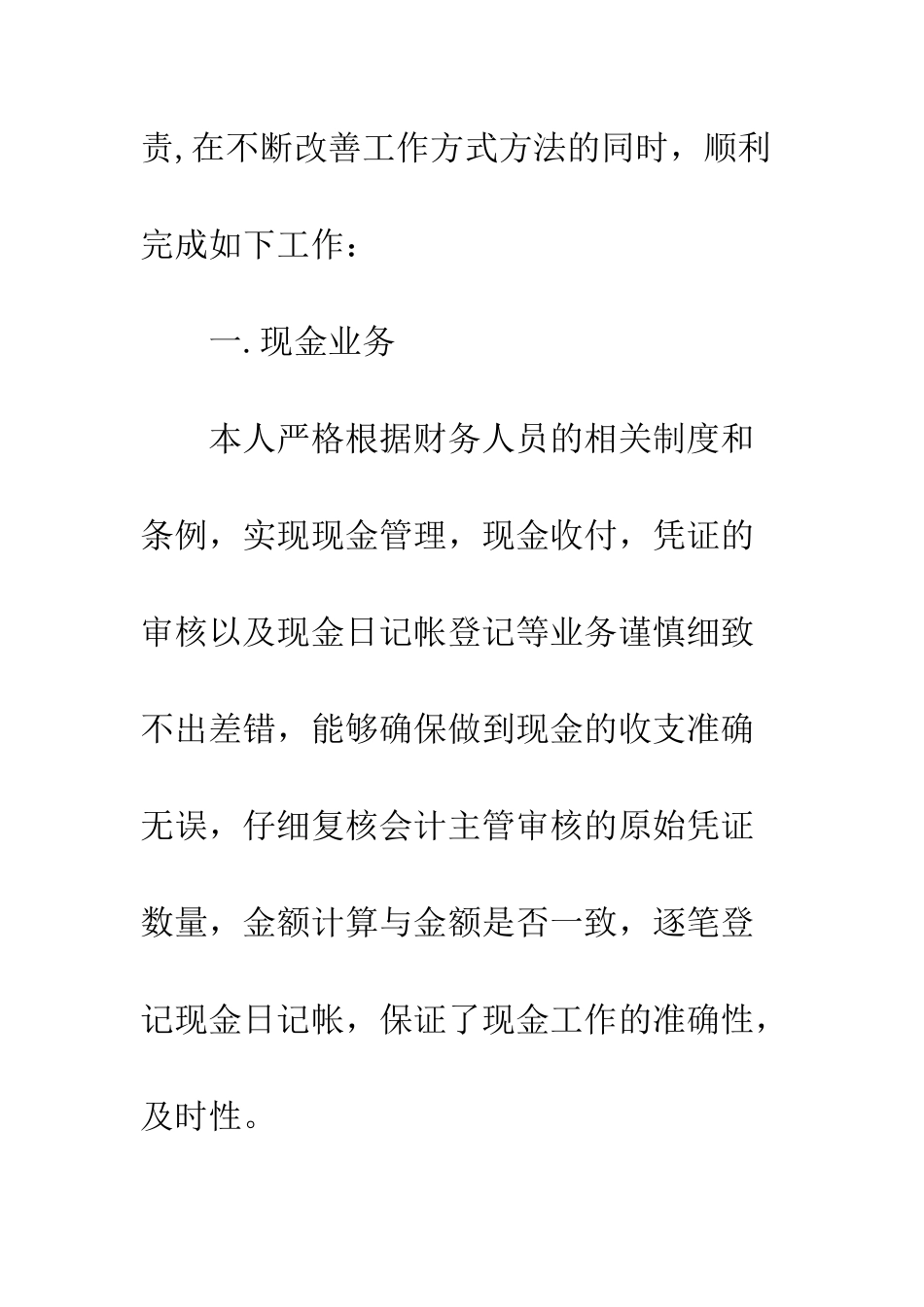 出纳年终总结范文--精编范文_第2页