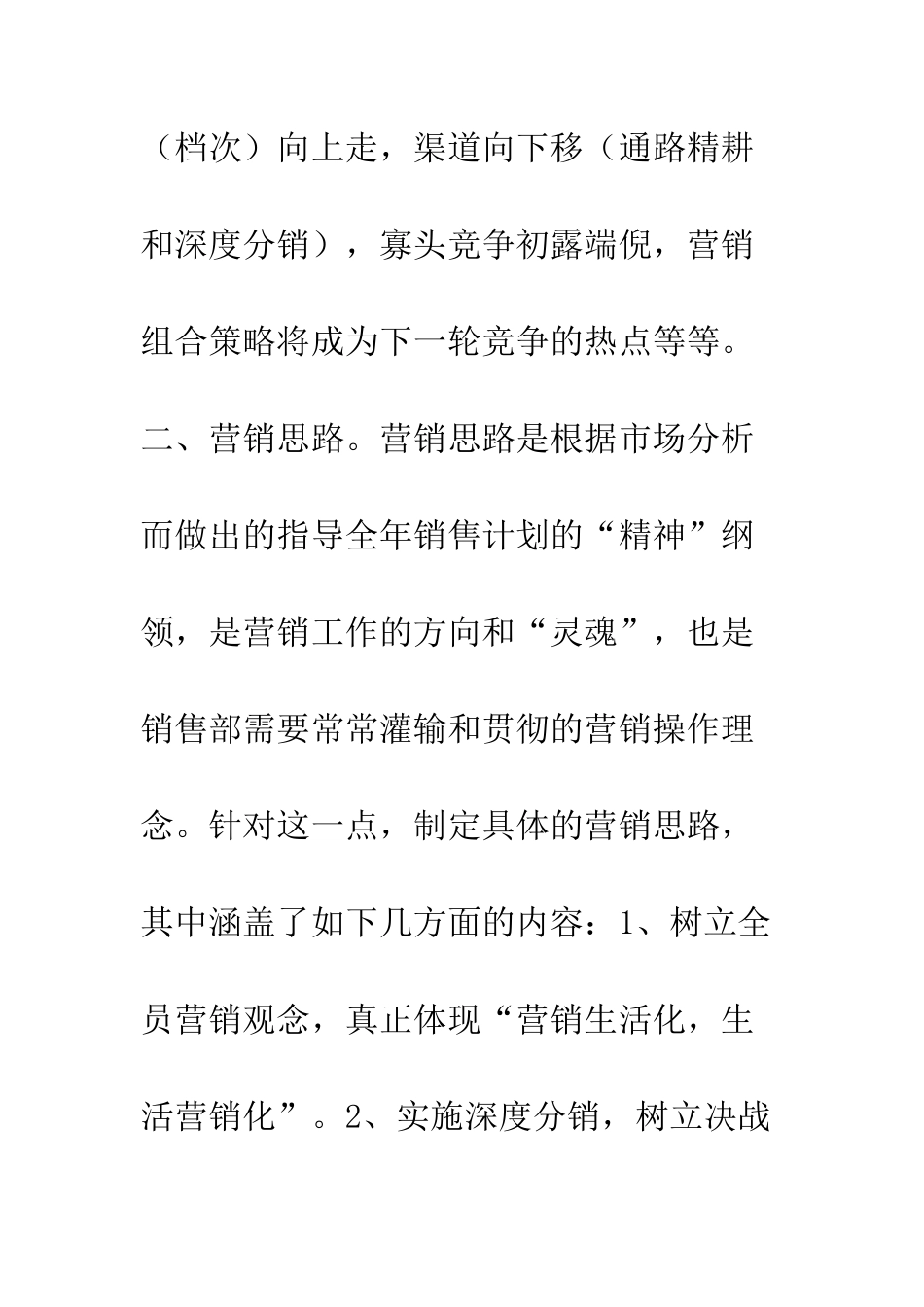 创业营销计划书范文--精编范文_第2页