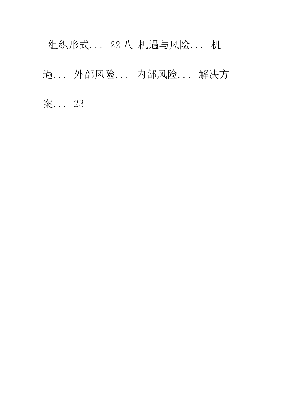 创业计划书目录及封面--精编范文_第3页