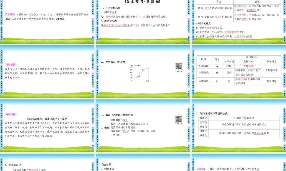 城市化课件学习