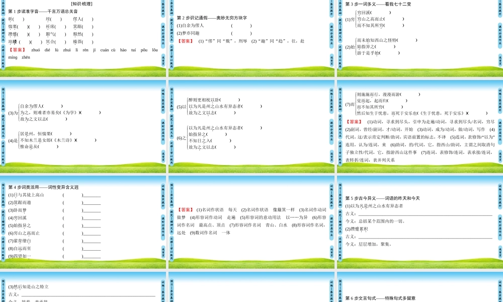 始得西山宴游记