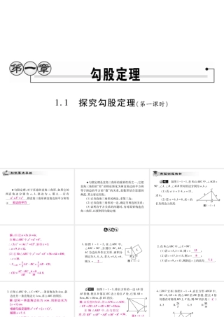 探究勾股定理(第1课时)
