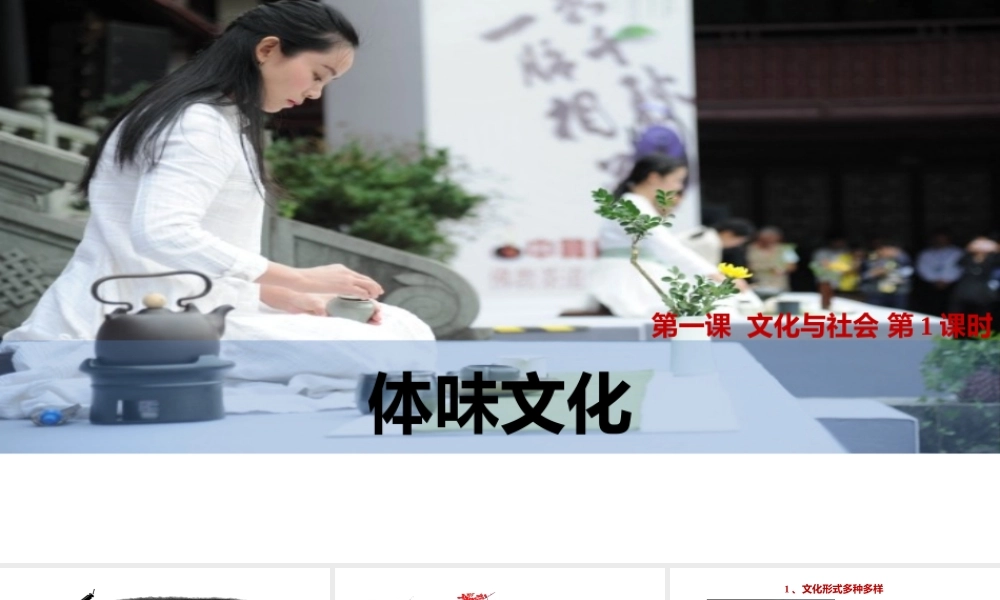 体味文化 课件1