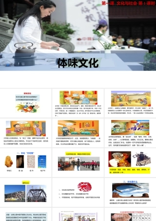 体味文化 课件2