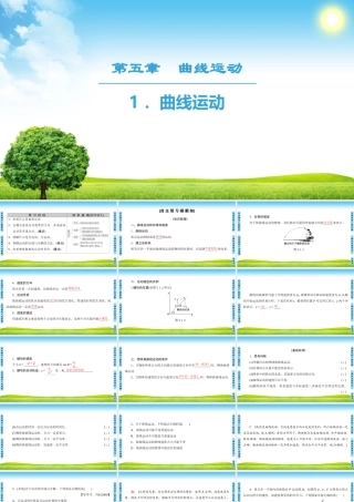 学习课件曲线运动