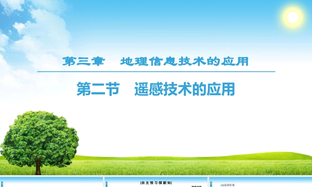 遥感技术的应用