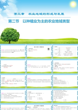 以种植业为主的农业地域类型