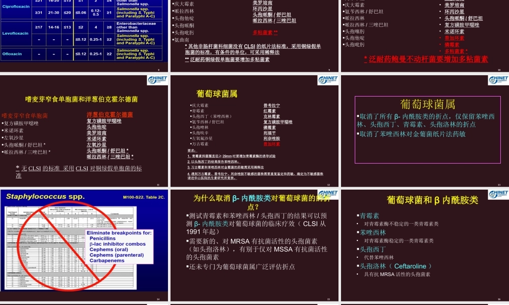 折点的重要修改和临床意义(2013)
