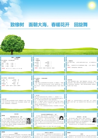 致橡树　面朝大海，春暖花开　回旋舞