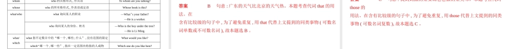 专题二　代词