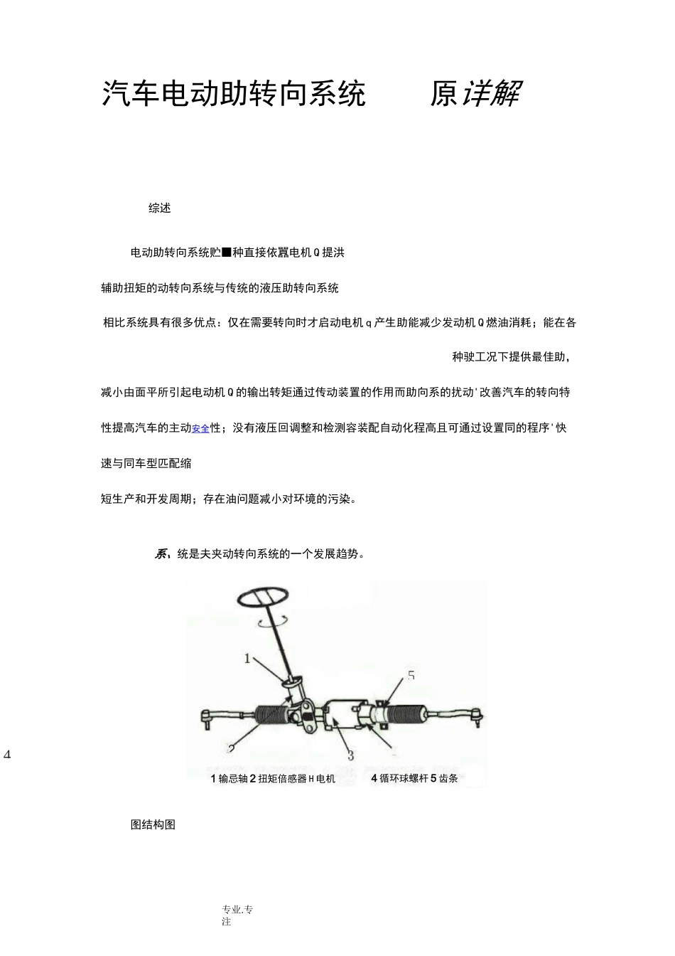 汽车电动助力转向系统EPS原理详细讲解_第1页