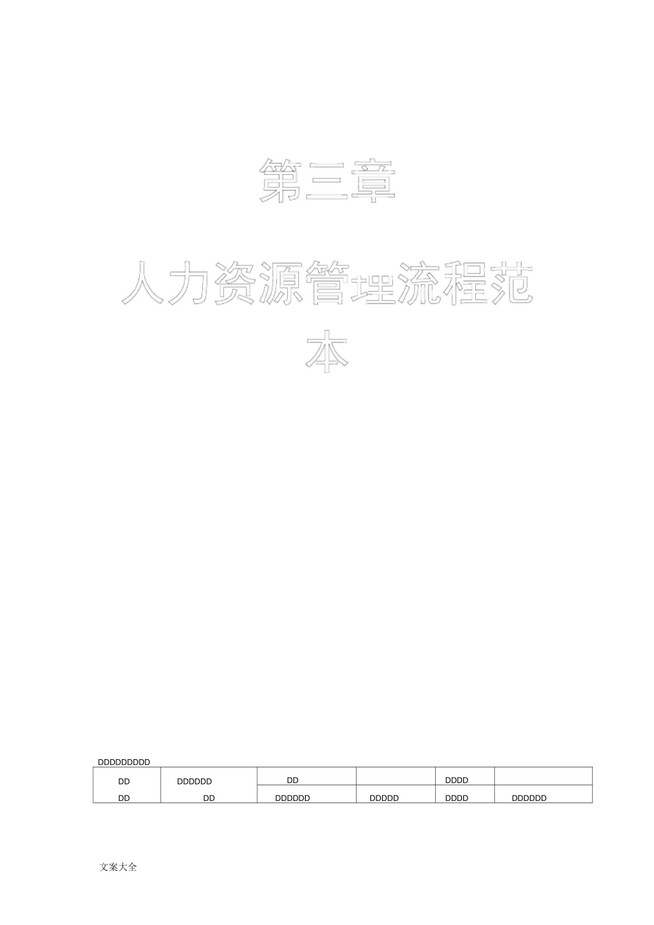 人力资源管理系统流程图(全套哦)_第1页