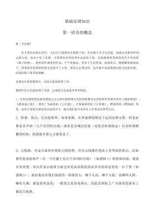 基础乐理知识适用于钢琴初学者)