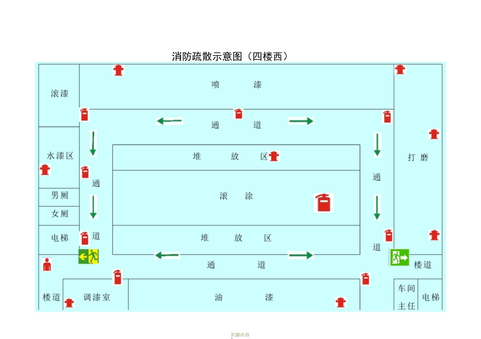 厂区消防疏散示意图_第1页