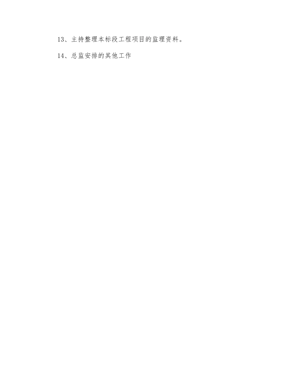 副总监理工程师岗位职责_第2页