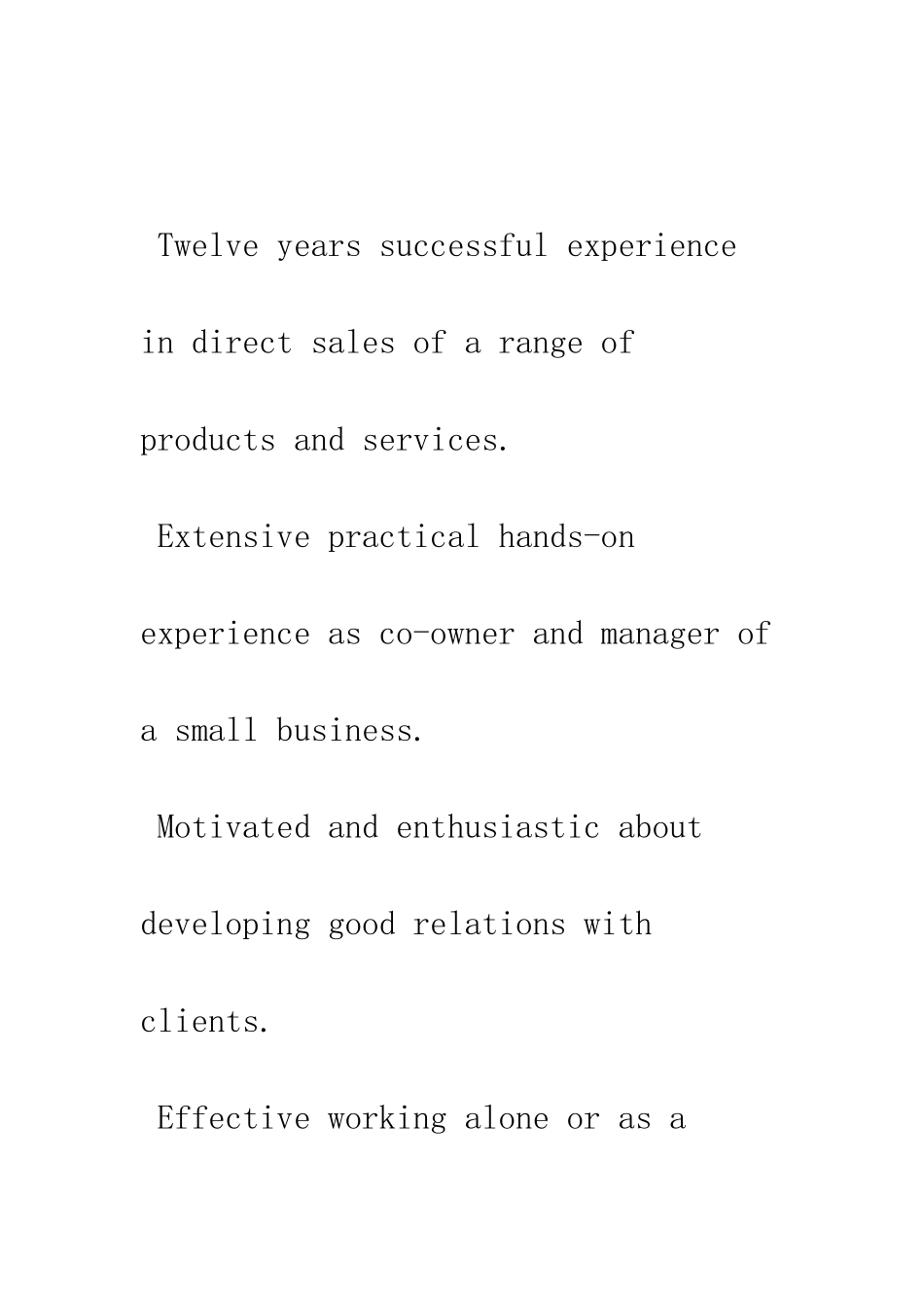 功能式英文简历--精编范文_第2页