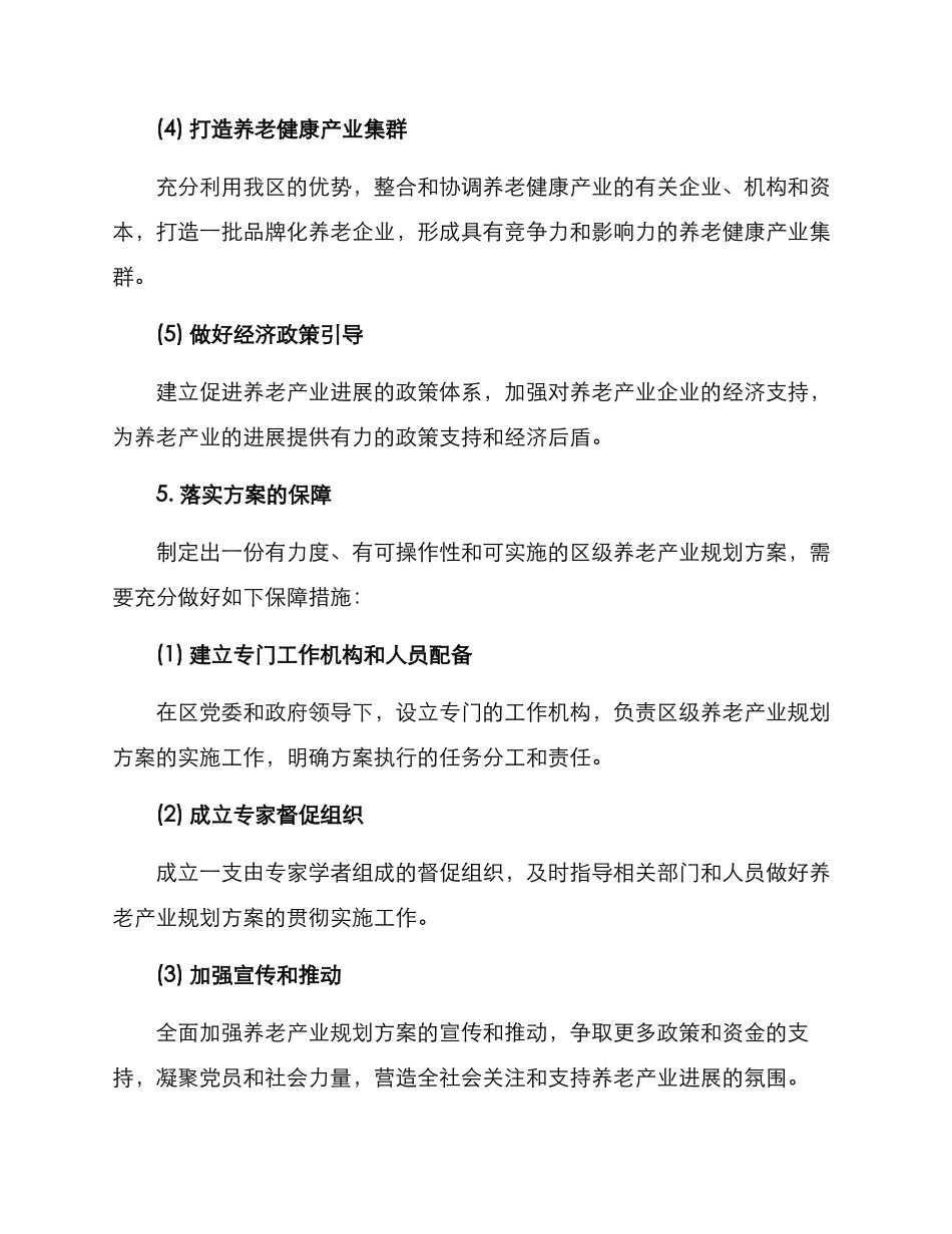 区级养老产业规划方案_第3页