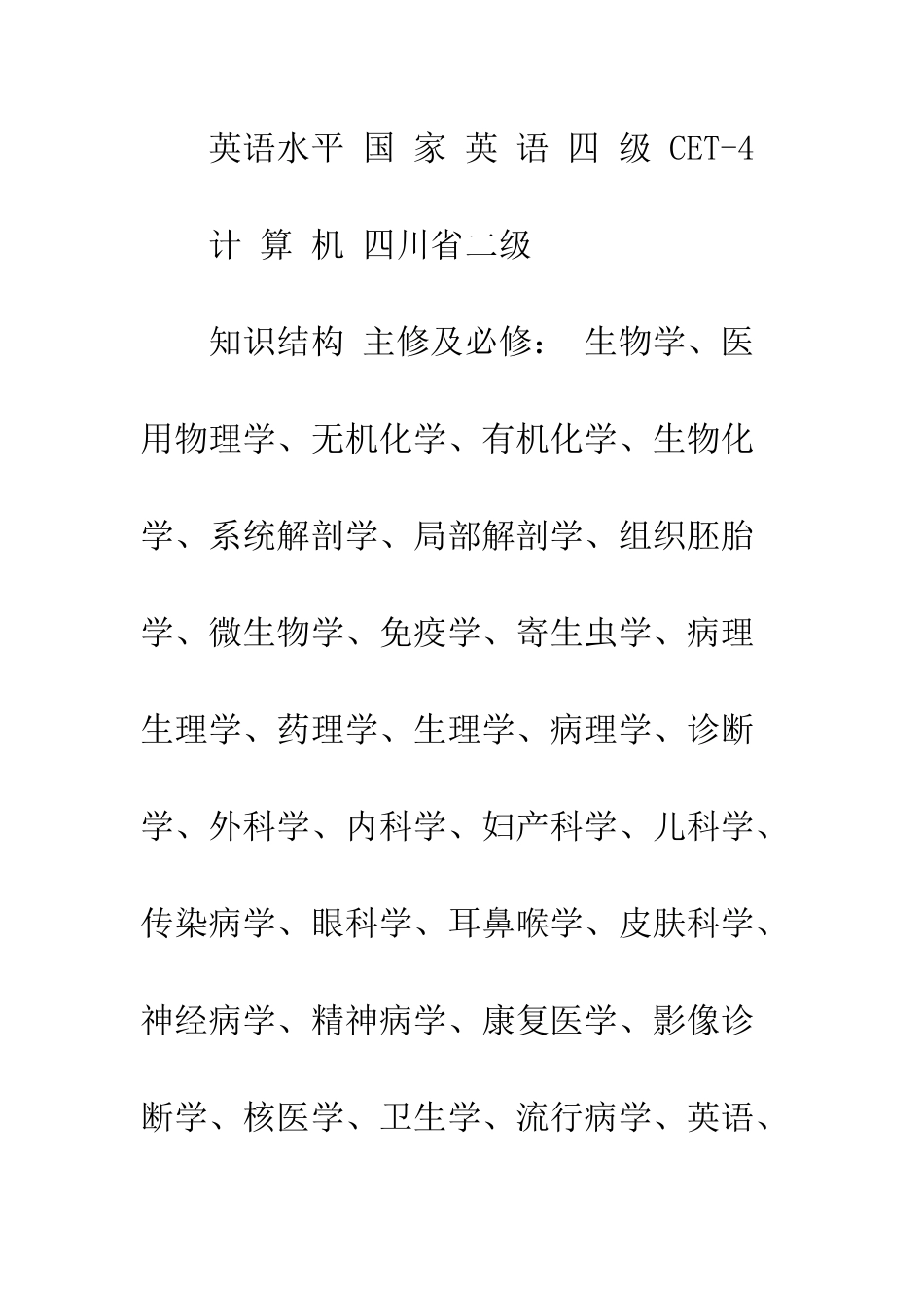 医学类大学生个人求职简历范文--精编范文_第2页