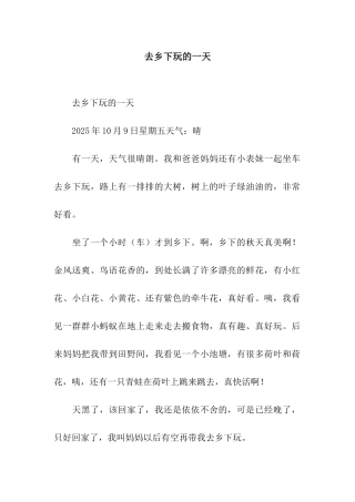 去乡下玩的一天-2