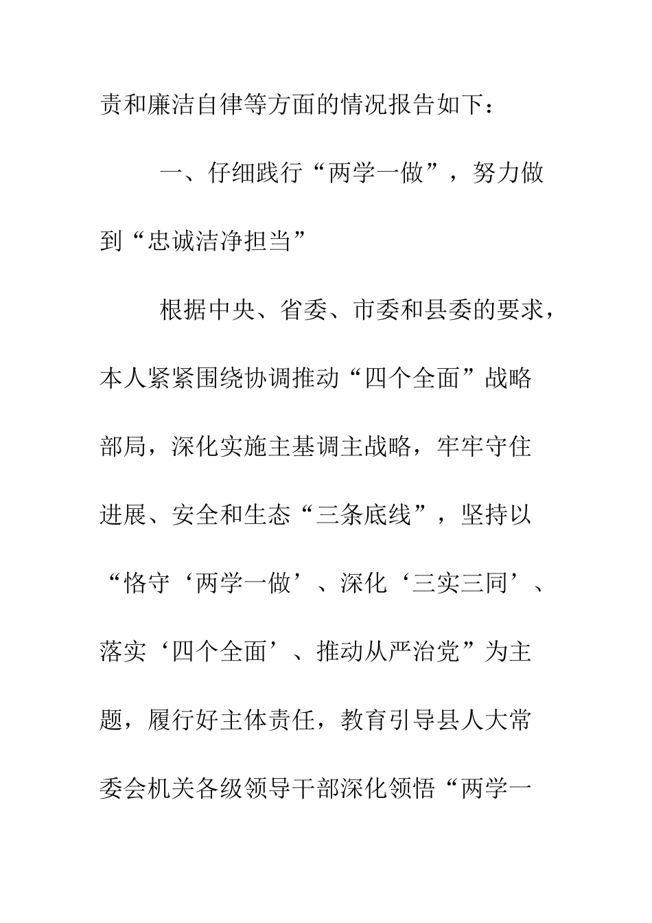 县人大常委会党组书记2025年度述德述职述廉报告--精编范文_第2页