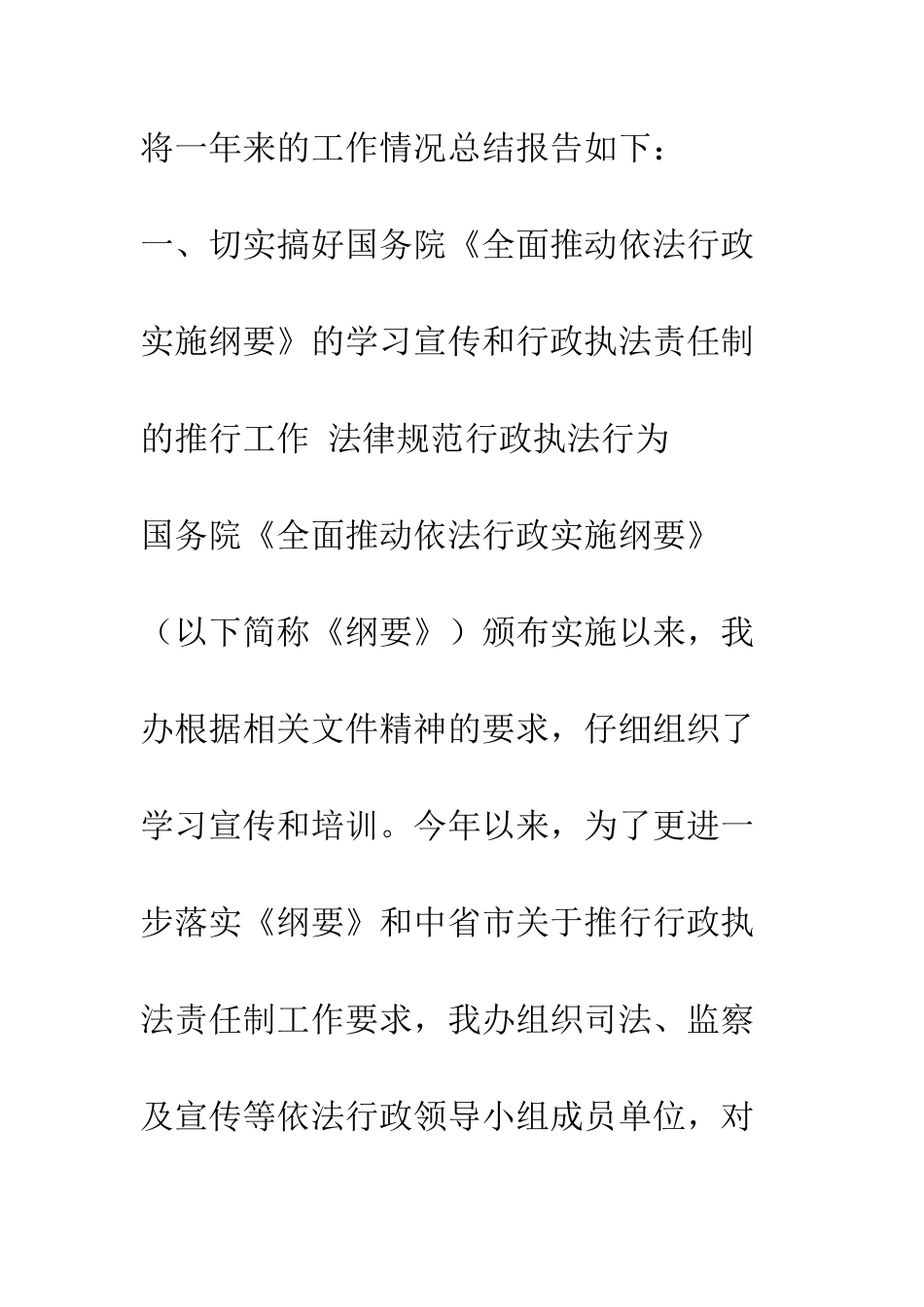 县人民政府法制办2025年工作总结及2025年工作计划--精编范文_第2页